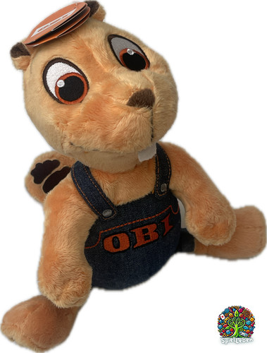 Obi biber stofftier neu - biber,