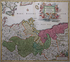 Tabula Marchionatus Brandenburgici - Mecklenburg, Brandenburg - Homann 1730