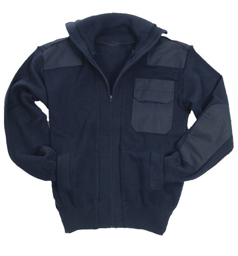Marine strickjacke style - marine, bw