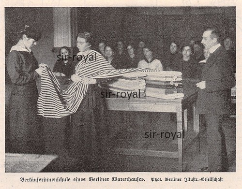Verkäuferinnen-Schule