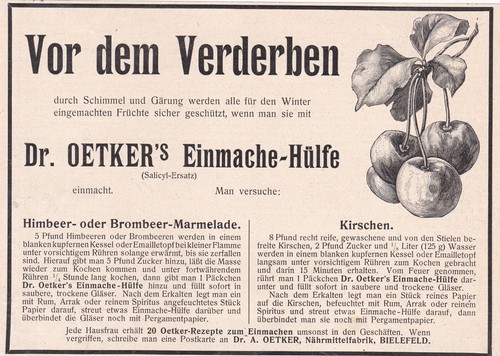 Oetker original werbung - oetker,
