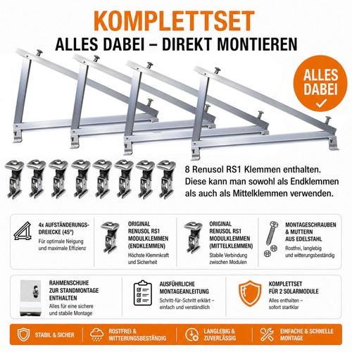 Balkonkraftwerk aufständerung - balkonkraftwerk,