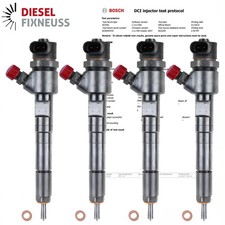 4x Opel Corsa D 2011 Sonstiges Injektor Einspritzdüse 0445110326 70kW CZM219119