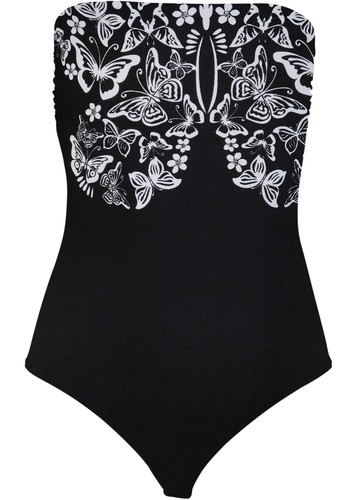 Bandeau badeanzug 36 - 36, cup