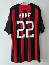 Original Authentic AC Milan 2008-2009 Home Shirt Kaka Adidas XXL Maglia Trikot