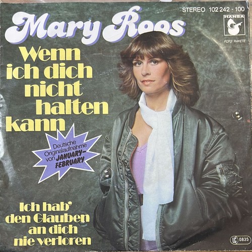 Mary roos wenn ich - mary,