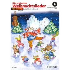 Notenbuch Schott Die schönsten Weihnachtslieder für Violine Noten Lehrbuch  NEU