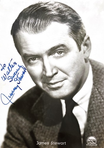 Autogramm james steward - autogramm,