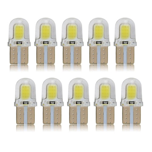 20x 12v t10 cob - led, glassockel