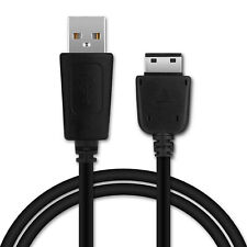  USB Kabel für Samsung GT-S5230 Ladekabel 0.5A schwarz