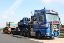 LKW Foto MAN TGA 41.660 Schwerlasttransporter Luxemburg blau P. Adams tra #j4mq