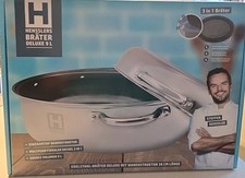 Henssler Bräter Deluxe 9 L Fassungsvermögen 3 In 1 Neu