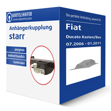 G.D.W. Anhängerkupplung starr
