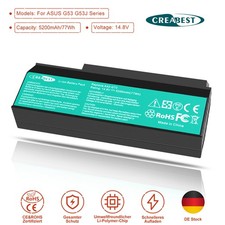 5200mAh 14.8V A42-G73 A42-G53 G73-52 Akku Für ASUS G53 G53JH G53SV G53SX G53SW
