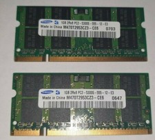 Samsung 2x 1GB = 2GB RAM
