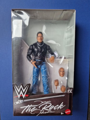 Mattel wwe dwayne the rock - wwe,