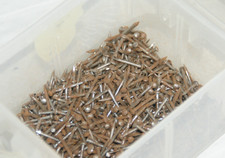 Nägel Drahtstifte Rundkopfstifte 2,0x20 mm Halbrundkopf Stahl blank ca. 700 gr.