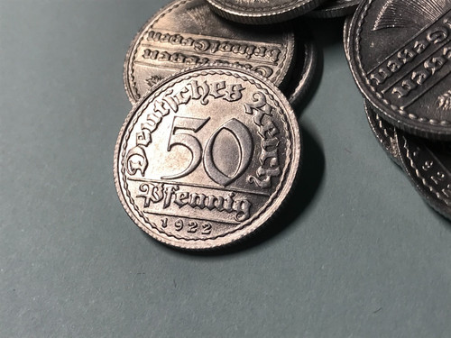 Pfennig 1922 alu - d,