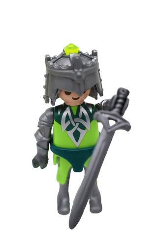 Playmobil figur ritter grün - ritter,