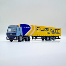 Mercedes SK LKW mit Auflieger "AUGUSTIN NETWORK" 1/87 (H0)