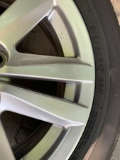 4X Alufelgen bereift mit Yokohama Sommerreifen Für Reifenmaß 215/60 /R17/96H
