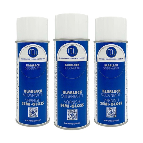 Klarlack seidenmatt - 3x,