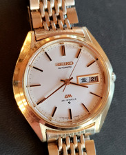 Seiko LM 5606-7190 Lord Matic 25Jewels, silver sunburst dial, from 06/1974, JDM