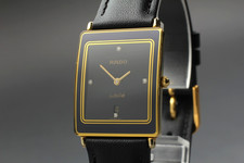 [Near MINT] RADO DIASTAR Jubile 160.3605.2 Gold Square Unisex Quarzuhr