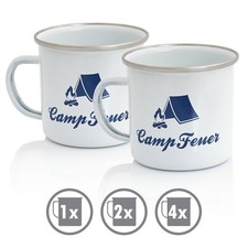 CampFeuer Emaille Tasse | 350