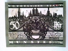 Banknoten, Notgeld, Stadt