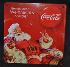 Coca-Cola Werbeschild Blech