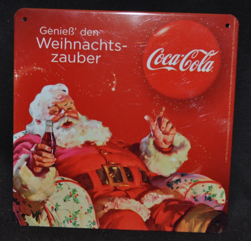 Coca cola werbeschild blech - werbeschild,