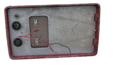 Teil von DDR Weidezaun  ? Anlage Fragment Netzgerät Elektrozaun RFT Alu