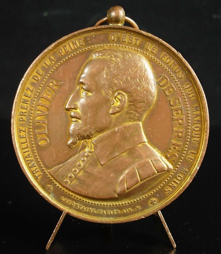 Medaille ehemals vergoldet - ehemals,