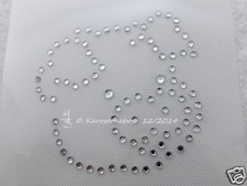 Strass Bügelbild Glück