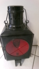 Eisenbahn-Laterne Zugschlusslampe Signalleuchte Eisenbahn Vintage der DB-TOP