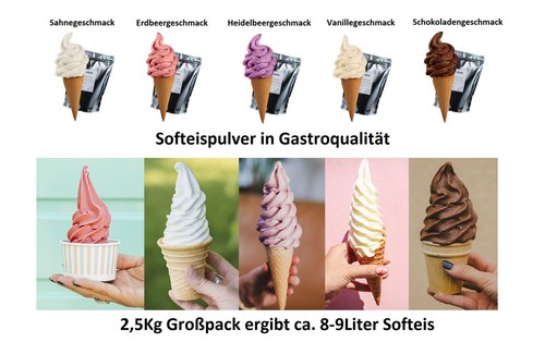 Softeispulver 5kg schoko - softeispulver,