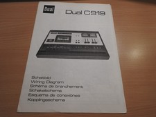 Dual 1219 Plattenspieler   Bedienungsanleitung