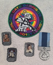 STAR WARS: Golden Gate Garrison Aufnäher, 3 x Pins & 1 Medaille: wie gesehen