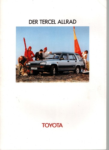 Prospekt toyota tercel allrad - tercel,