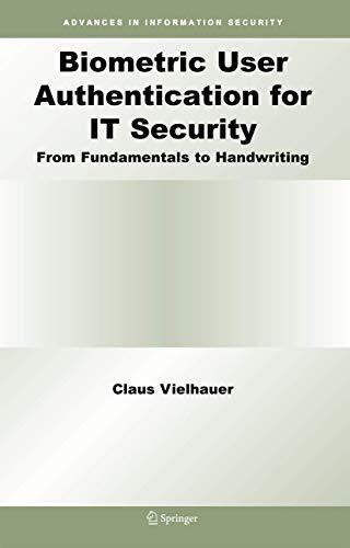 Vielhauer biometric user - vielhauer,