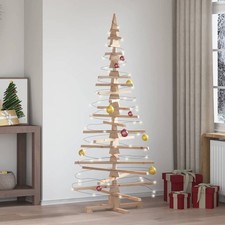 Weihnachtsbaum Holz zum Schmücken 180 cm Massivholz Kiefer