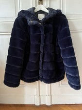 Samsoe & Samsoe Kunstfelljacke In Dunkelblau Gr. L