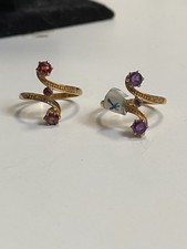 Zwei Alte 925 Silber Ring