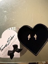 THOMAS SABO - Glam & Soul Ohrstecker Silber Diamant Kreuz