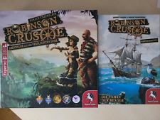 Robinson Crusoe, Pegasus Brettspiel inklusive Erweiterung Die Fahrt der Beagle