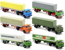 Brekina IFA W 50 LKW Pritsche Plane Sattelzug Zugmaschine DDR Auswahl 1:87 H0
