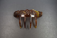 antiker Haarkamm aus Horn geschnitten für Tracht um 1900 gefertigt