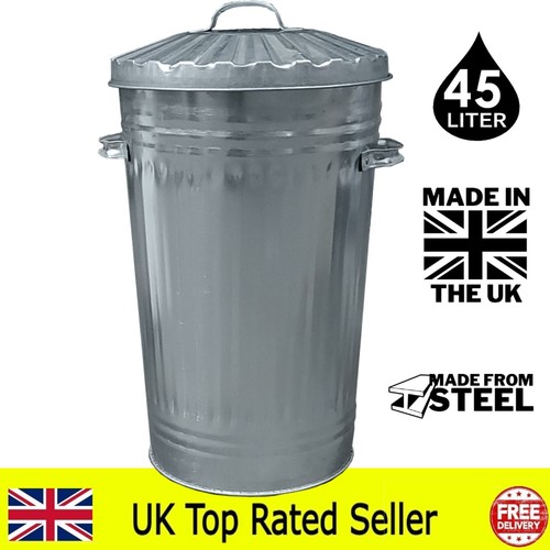 45l metallmülleimer verzinkt - 45l,