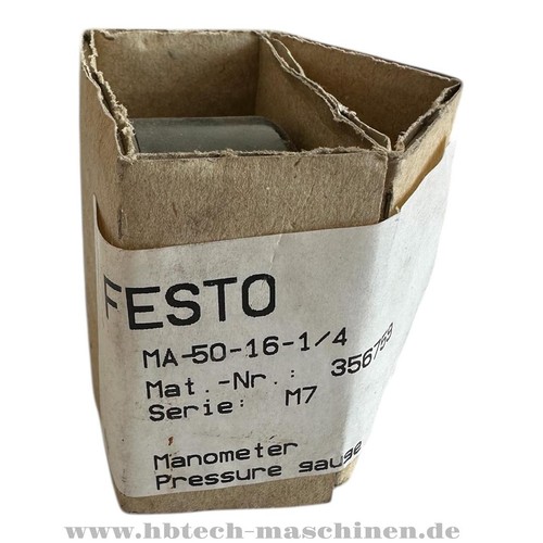 Festo manometer 1 - manometer, ma-50-16-1/4